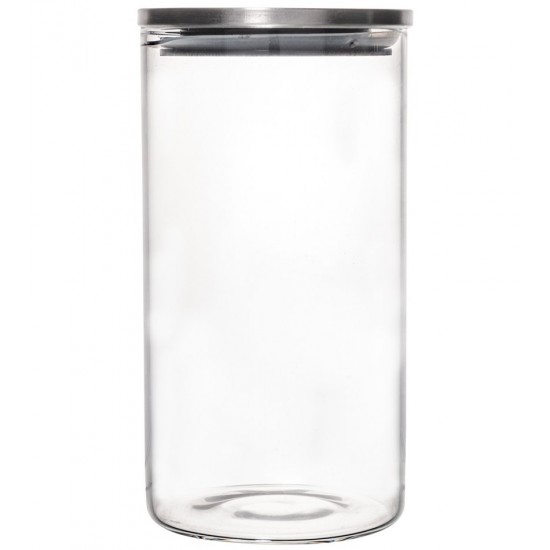 Pote 550ml Hermético De Vidro Com Tampa Em Metal